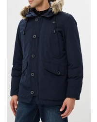 Мужская темно-синяя куртка-пуховик от Vanzeer