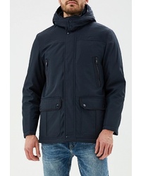 Мужская темно-синяя куртка-пуховик от Vanzeer