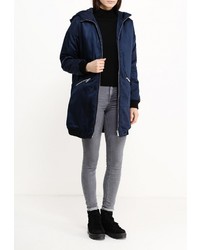 Женская темно-синяя куртка-пуховик от Vila