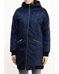 Женская темно-синяя куртка-пуховик от Vila