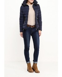 Женская темно-синяя куртка-пуховик от Z-Design