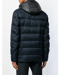 Мужская темно-синяя куртка-пуховик от Fay