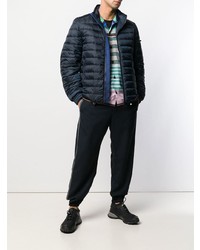Мужская темно-синяя куртка-пуховик от Prada
