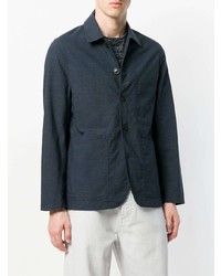 Мужская темно-синяя куртка-рубашка от Universal Works