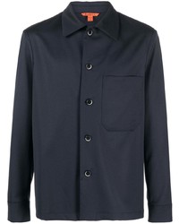 Мужская темно-синяя куртка-рубашка от Barena