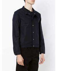 Мужская темно-синяя куртка-рубашка от Egrey