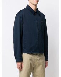 Мужская темно-синяя куртка-рубашка от Prada
