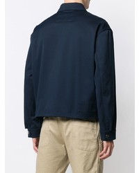Мужская темно-синяя куртка-рубашка от Prada