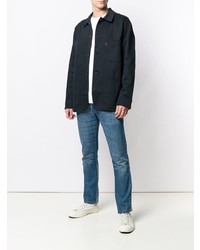 Мужская темно-синяя куртка-рубашка от Levi's