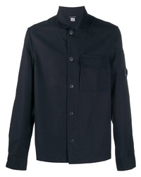 Мужская темно-синяя куртка-рубашка от C.P. Company