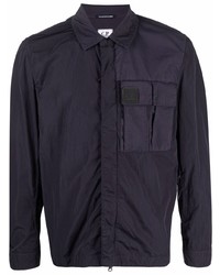 Мужская темно-синяя куртка-рубашка от C.P. Company
