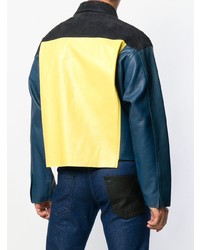 Мужская темно-синяя куртка-рубашка от Just Cavalli