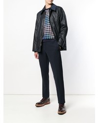 Мужская темно-синяя куртка-рубашка от Barbour