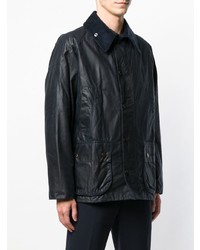 Мужская темно-синяя куртка-рубашка от Barbour