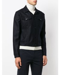 Мужская темно-синяя куртка-рубашка от Tagliatore