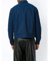 Мужская темно-синяя куртка-рубашка от À La Garçonne