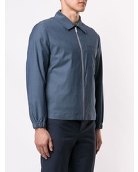 Мужская темно-синяя куртка-рубашка от Cerruti 1881