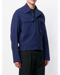 Мужская темно-синяя куртка-рубашка от Damir Doma