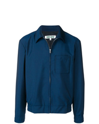 Мужская темно-синяя куртка-рубашка от Kenzo