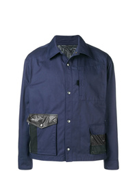 Мужская темно-синяя куртка-рубашка от Lanvin