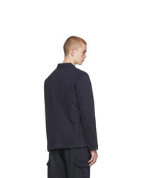 Мужская темно-синяя куртка-рубашка от Officine Generale