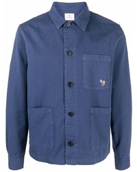 Мужская темно-синяя куртка-рубашка от PS Paul Smith