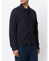 Мужская темно-синяя куртка-рубашка от CP Company