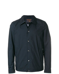 Мужская темно-синяя куртка-рубашка от Woolrich