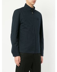 Мужская темно-синяя куртка-рубашка от Gieves & Hawkes