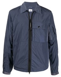 Темно-синяя куртка харрингтон от C.P. Company