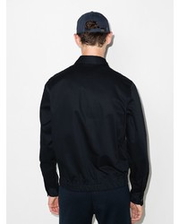 Темно-синяя куртка харрингтон от BOSS