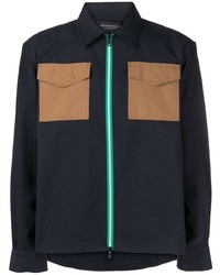 Темно-синяя куртка харрингтон от Viktor & Rolf