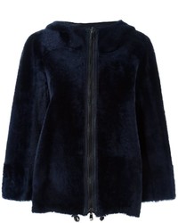 Женская темно-синяя куртка от Brunello Cucinelli