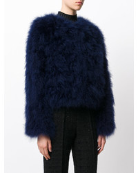 Женская темно-синяя куртка от MSGM