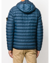 Мужская темно-синяя куртка от Stone Island