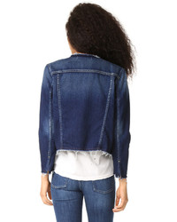 Женская темно-синяя куртка от Amo