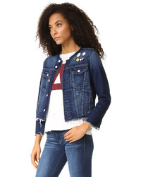 Женская темно-синяя куртка от Amo