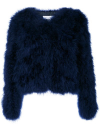 Женская темно-синяя куртка от MSGM