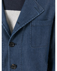 Мужская темно-синяя куртка от Oliver Spencer