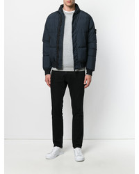 Мужская темно-синяя куртка от Stone Island