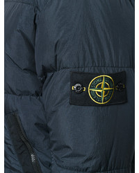 Мужская темно-синяя куртка от Stone Island