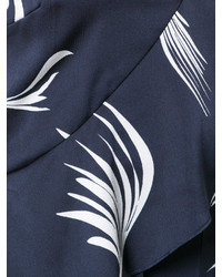 Женская темно-синяя майка с принтом от C/Meo