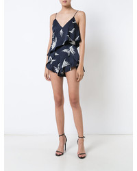 Женская темно-синяя майка с принтом от C/Meo