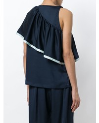 Женская темно-синяя майка от Maison Père