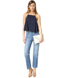 Женская темно-синяя майка от Milly