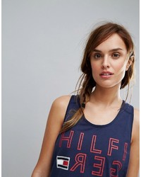 Женская темно-синяя майка от Tommy Hilfiger