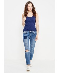 Женская темно-синяя майка от Modis