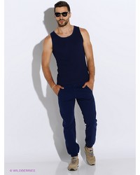 Мужская темно-синяя майка от Oodji