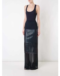 Женская темно-синяя майка от Dion Lee