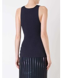 Женская темно-синяя майка от Dion Lee